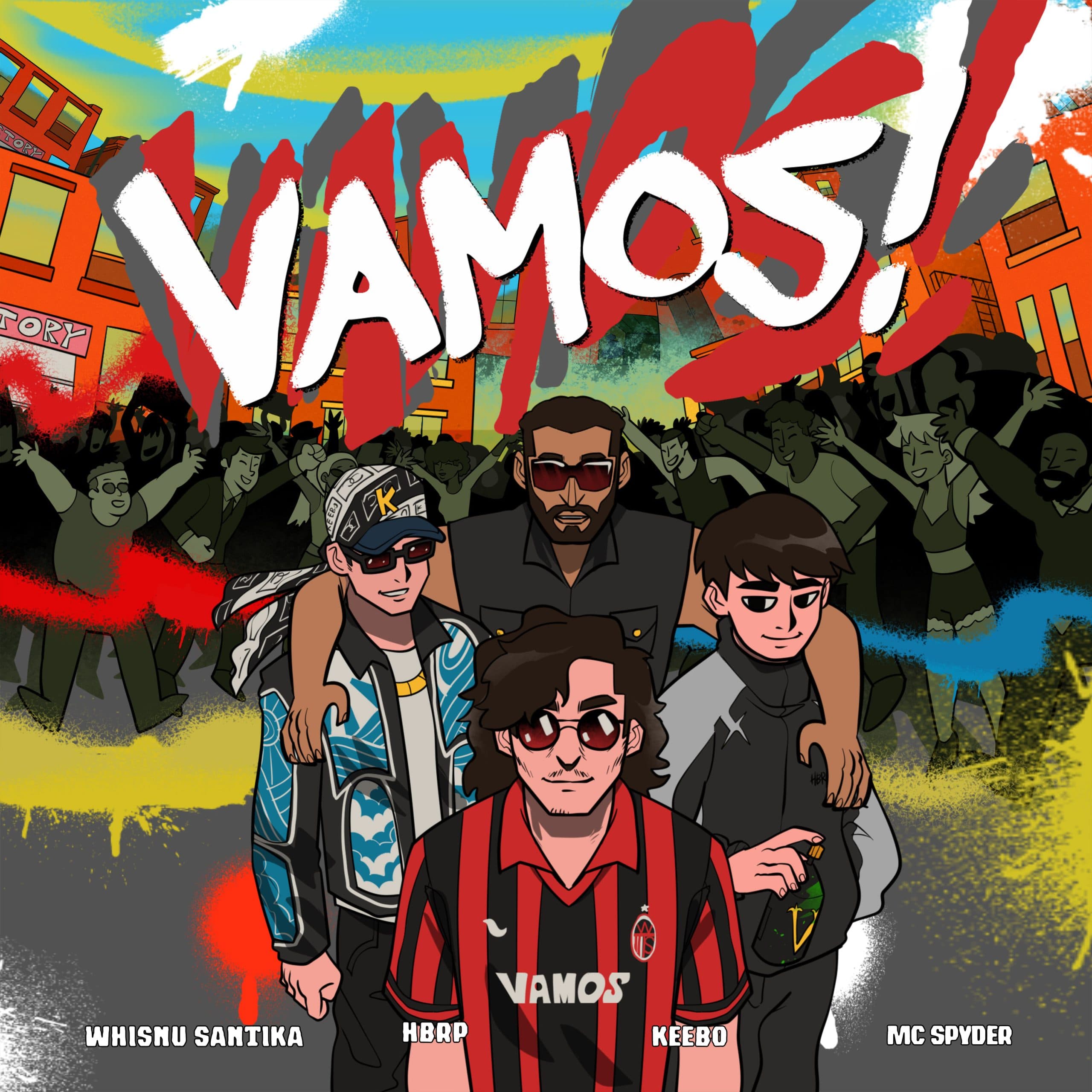 WHISNU SANTIKA, HBRP, DAN KEEBO RILIS SINGLE VAMOS BERSAMA MC SPYDER