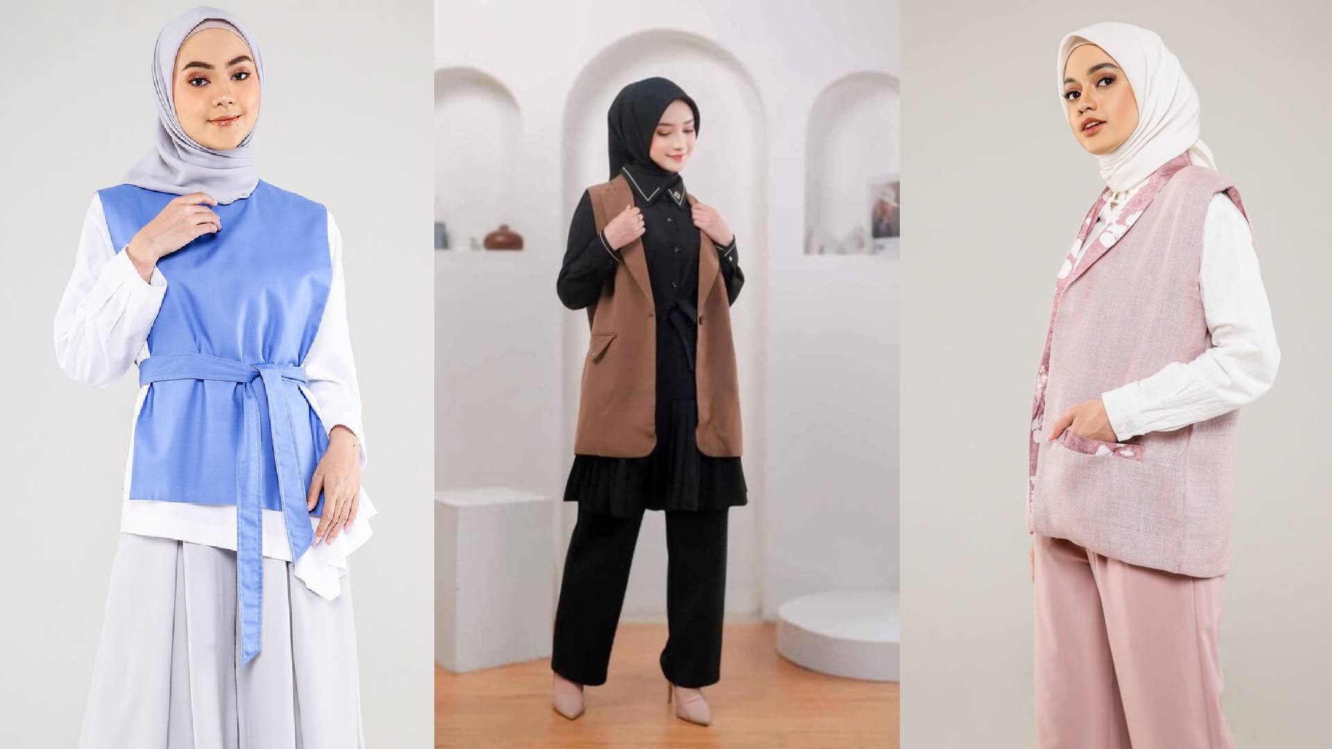 OOTD Vest Hijab